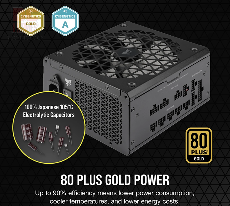 CORSAIR RM850x SHIFT 80 PLUS Gold Fully Modular ATX Power Supply